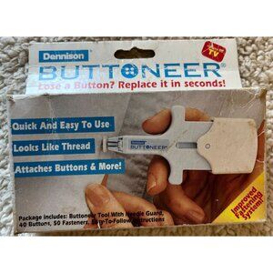 Dennison Button Fastening Tool